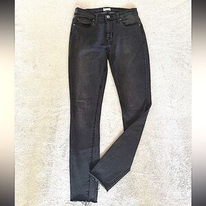 HUDSON Black Skinny Ankle Jeans Women’s Size 26 Natalie Mid-Rise